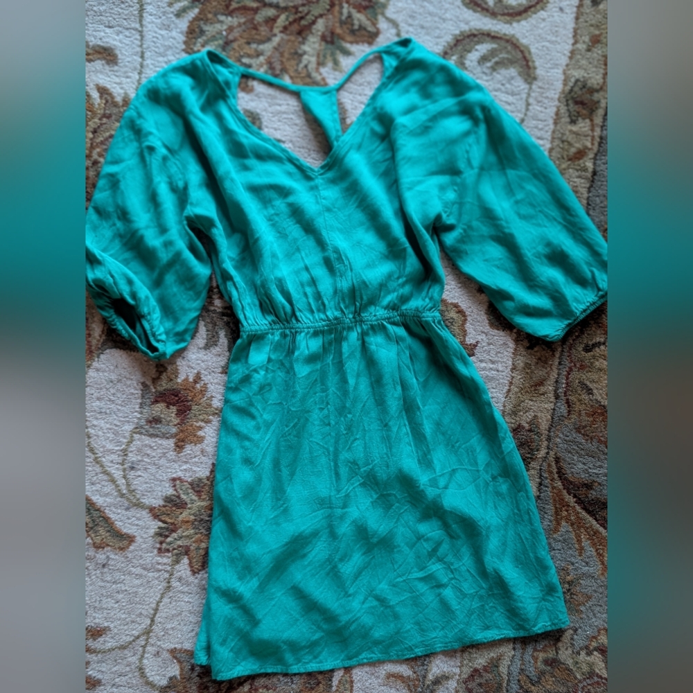 Chic Teal Green Dress